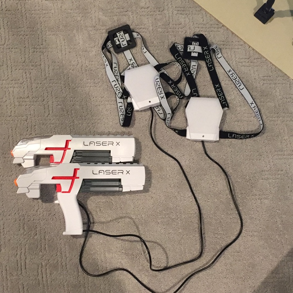 Bundle of two LASER X laser guns